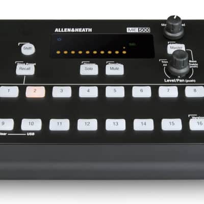 Allen & Heath ME-500 16-Channel Plug And Play Mixer 16 Mono / 16 stereo Inputs image 2