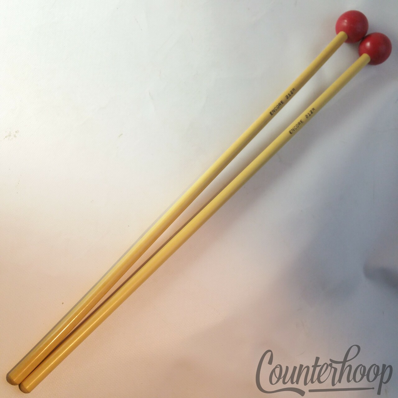 Encore 212R Unwound Series 1 1/8"Medium Rubber Rattan Mallets Marimba,,Xylophone — main photograph