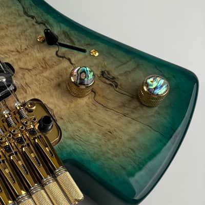 Vacuum Gold Bass Guitar Knobs Abalone Shell Dome Metal Guitar Volume Tone Knobs Electric Guitar Parts for Feder Strat ST Telecaster Tele Jazz Les Paul 2Pcs image 5