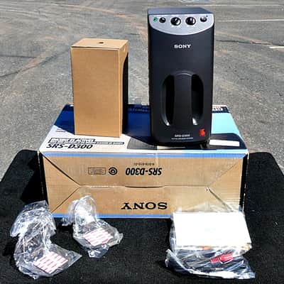 SONY SRS-D300 Active Powered Subwoofer Speaker System New Old Stock displayed in store  - Never Sold image 10