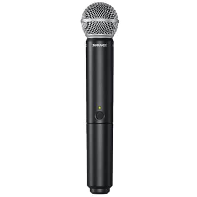 Shure BLX24R/SM58 Handheld Wireless System (H11 Band - 572-596 MHz) image 2