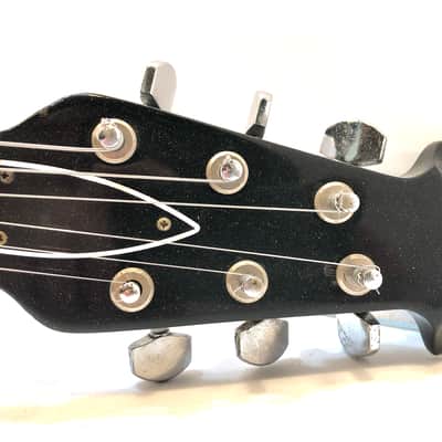 Ovation modified rat rod electric guitar rebuilt Breadwinner 1970s Black image 4