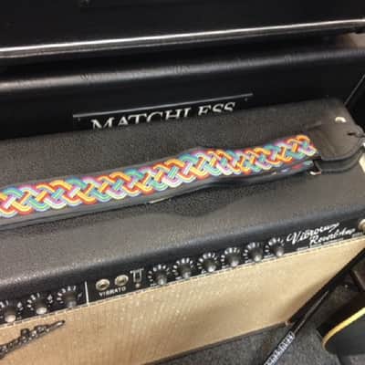 Souldier Celtic Knot Rainbow Guitar Strap with Black Leather Ends *Free Shipping in the USA* image 3