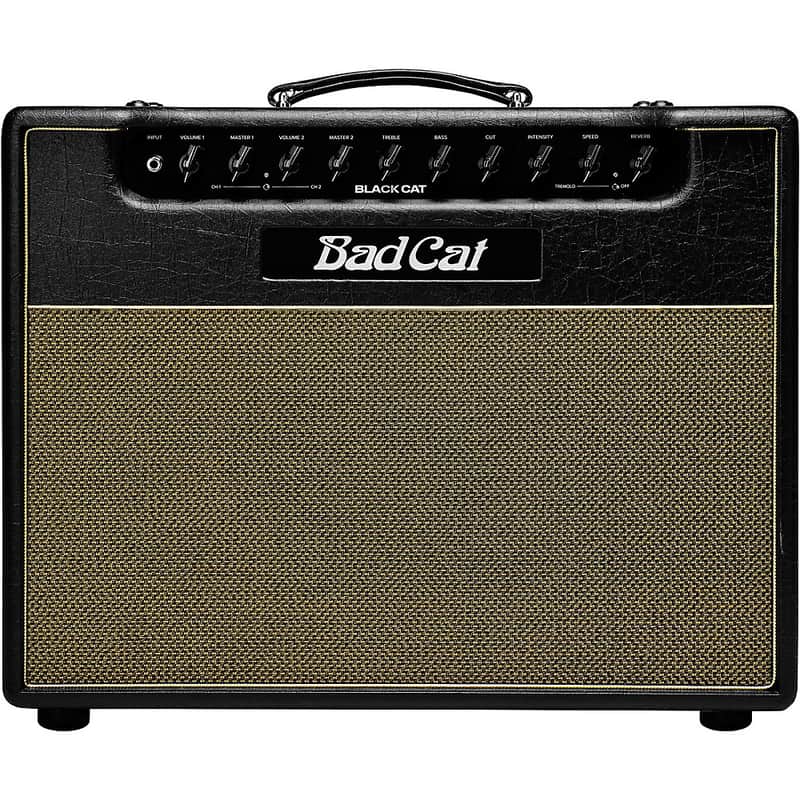Bad Cat Black Cat 1x12 20W Tube Guitar Combo Amp Regular Black image 1
