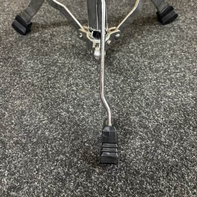 Vintage Pearl Snare Drum Stand Single Braced Black Label Basket Adjustable 1980s image 5