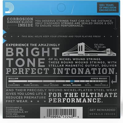 D'Addario EXL130+ - Electric Guitar Strings - XL X-Super Light - 8.5-39 (EXL130+) image 2