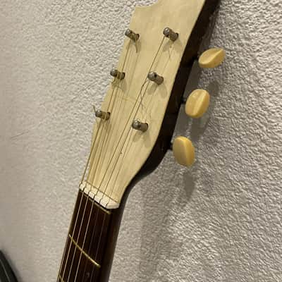 Juwel Vintage Archtop Guitar From 1950 Walnut Brown image 13