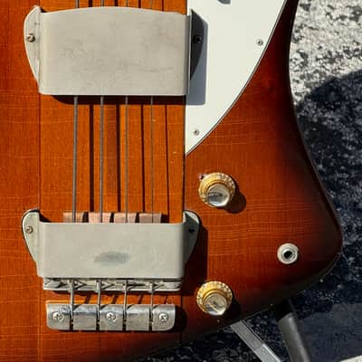 Gibson Thunderbird II Bass 1964 - 1 of the cleanest examples extent complete w/its original Mutes & Square Hard Case. image 9
