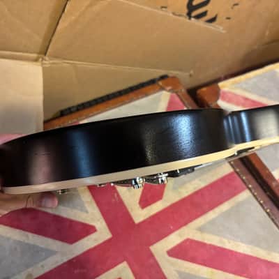 Gibson Les Paul Traditional Pro V Satin Black Electric Guitar image 5