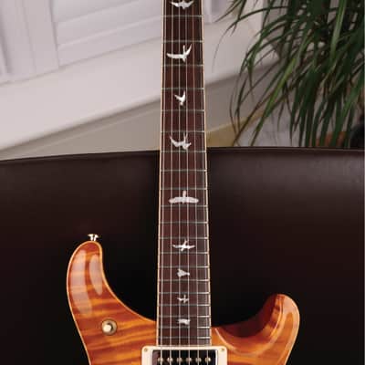 PRS RARE Private Stock [One of The Very 1st 594s | 1 of Only 26 From The First Run!] Guitar Of The Month "February" McCarty 594 in Vintage McCarty Smoked Burst w/Bronze Aluminium Two-Piece Bridge, Flame Mahogany Neck and MOP with Paua Outline Bird Inlays image 17