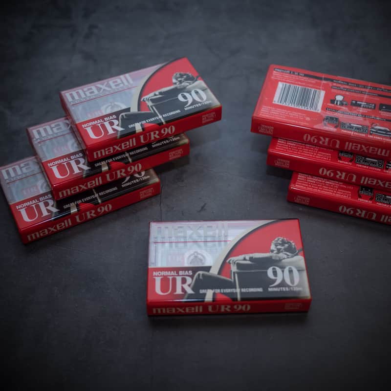Maxwell UR 90 Cassettes (7x) NOS 1990s - Factory Sealed image 1