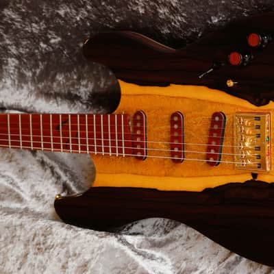Build to order GB Liuteria Boutique Petra 6 string fiber optic lights edition image 13