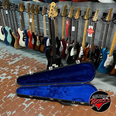 Fender   1980 Precision Fretless Black Mod Pj image 12