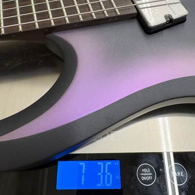 Ibanez Ibanez RGD71ALMS Axion Label Multi-Scale Electric Guitar 2019 - Aurora Burst Black Matte image 8