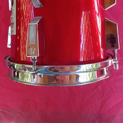 Ultra Rare Vintage 1987 Sonor Phonic Plus 8x8" Tom - Candy Apple Red - Excellent Condition image 8