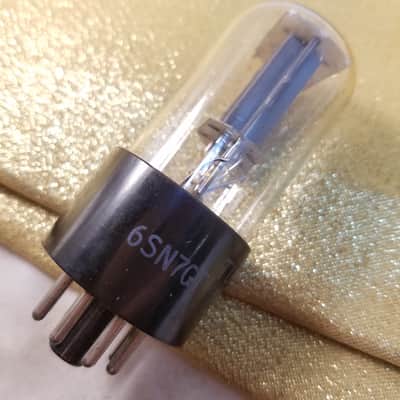 Tung-Sol Matched Pair (2) 6SN7GT tNOS AT1000 TESTED Vacuum Tubes T5 dual triode 1953-1955 image 12