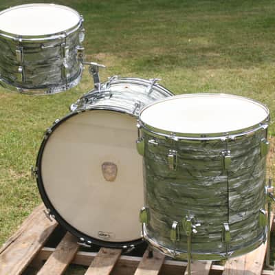 one owner 1966 Ludwig 13,16,22 in Sky blue pearl image 4