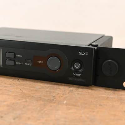 Shure SLX4 Wireless Receiver - H5 Band: 518-542 MHz (NO POWER SUPPLY) CG01SDU image 2