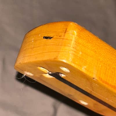 Vintage 1989 Squier ii one piece maple neck image 15