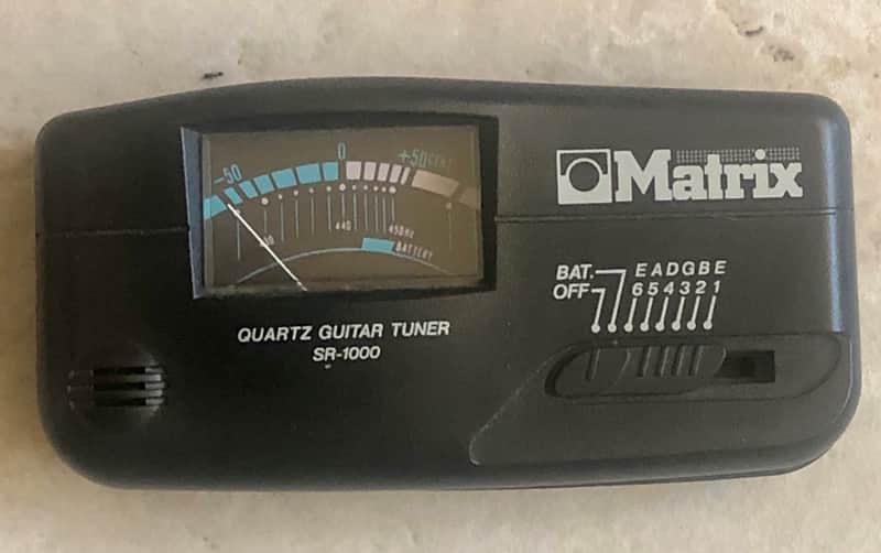 MATRIX SR-1000 INSTRUMENT - GUITAR TUNER in BLACK image 1