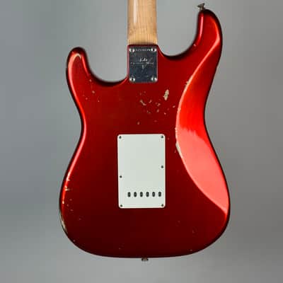 2019 Fender Custom Shop ‘68 Relic Stratocaster Faded Candy Apple Red image 8