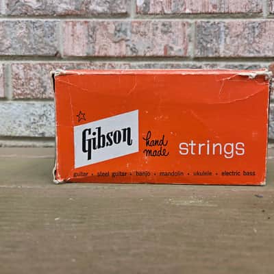 Vintage 1960's Gibson Guitar String Counter Top Display Box w/ String Boxes, Strings! image 5