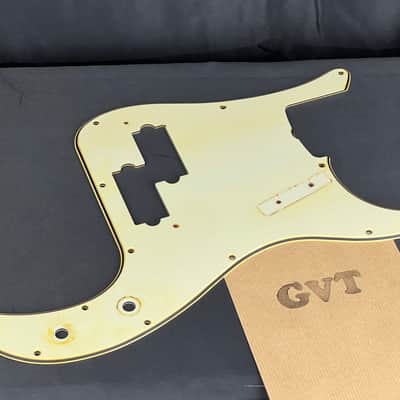 General Vintage Tone Pre CBS Nitrate celluloid pickguard for Precision Bass ®️ Aged Nitro Nitrate image 1