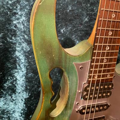 Ibanez JEM7-BSB Steve Vai Signature 1995 - 2001 - Burnt Stained Blue image 4