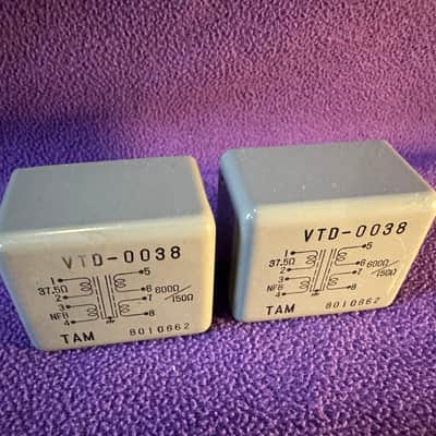TAMURA TAM Radio VTD-0038 Output-transformers (Pair) ! Finest Marinair-style audio-transformers. Very rare! Tested and perfectly working! Usable as MC Step-up transformer ?! image 1