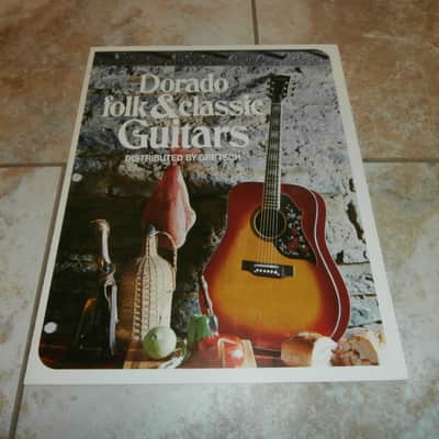 Vintage 1970's Dorado (by Gretsch) Folk and Classic Guitar Catalog! Rare, Original Case Candy! image 1