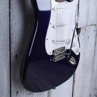 Fender® Squier Affinity SSS Stratocaster Electric Guitar Midnight Blue Strat image 9