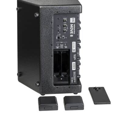 HK Audio PREM-PRO-MOVE-8 60 watt 8-Inch Battery Powered Speaker 4-Ch AUX DSP FX EQ BT5 App image 11