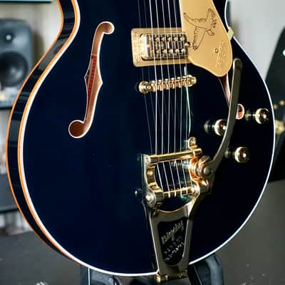 Gretsch Falcon Center Block LTD Double Cut w/Bigsby Ebony Board Midnight Sapphire 2025 image 12