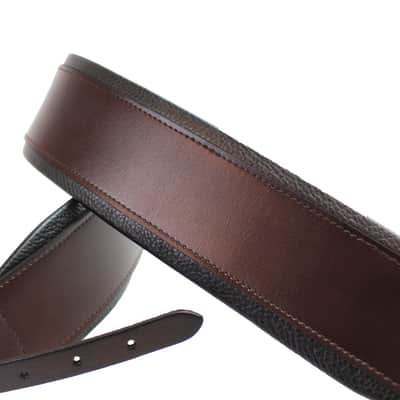 Walker And Williams FPB-05 Pro Ultra Series Dark Hickory Brown Premium Leather Strap With Buckle image 3