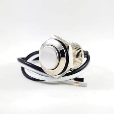 Tesi IDO/XL 16MM Nickel Plated Metal Momentary Push Button Guitar Kill Switch