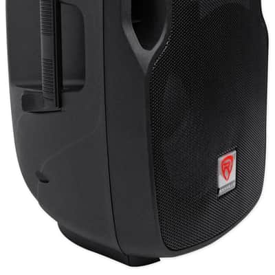 (2) Rockville BPA12 12" Powered 600w DJ PA Speakers wBluetooth+LED Stands+Cables image 6