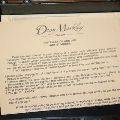 Dean Markley Acoustical Transformer & vintage woven strap deal image 4
