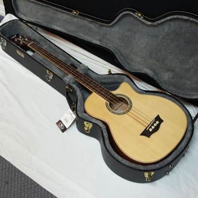 DEAN Exotica Supreme acoustic electric 4-string Cutaway BASS guitar NEW w/ Case image 1