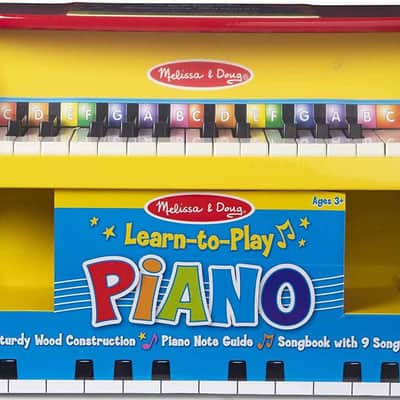 2013 Melissa & Doug Learn-To-Play Rainbow Toy Piano for Ages 3+ image 1