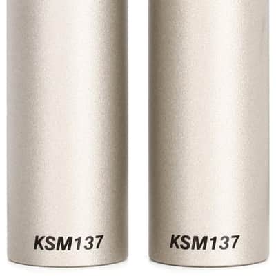 Shure KSM137 Small-diaphragm Condenser Microphone - Stereo Pair image 1