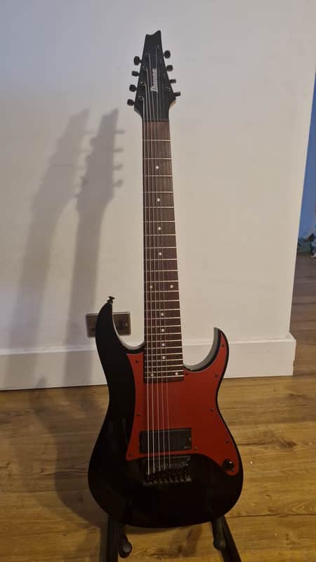 Ibanez RG8-BK Standard with Mahogany Body 2015 - 2018 - Black image 1