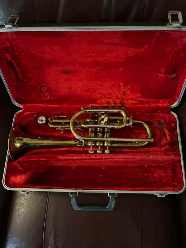 York 75th Anniversary (for parts) Bb cornet (1957) SN 210335 image 1