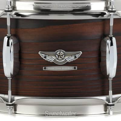 Tama TLJC146 STAR Reserve Solid Japanese Cedar 14 x 6-inch Snare Drum - Burnt Oiled Cedar (TLJC146BOCd2) image 7