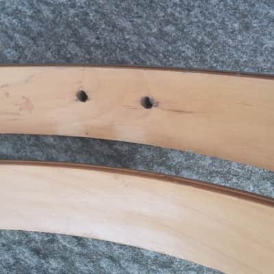 Tama Royalstar 22" Bass Drum Hoop Natural Wood LACQUER 80 2 VAILABLE image 7