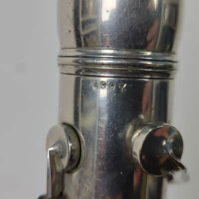 1895 C.G. Conn Double Wall Wonder Clarinet nickel - First year of production image 9