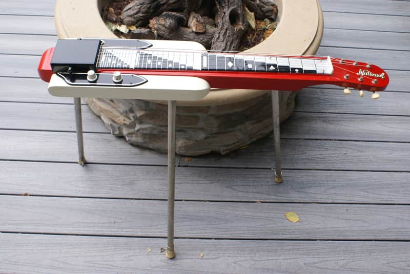 National Dynamic Consolette Lap Steel Guitar with Legs & OHSC image 1