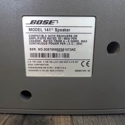 Vintage High Fidelity BOSE 141 Bookshelf Speaker Pair 40 Watts (Late 90's / Early 2000's) image 5