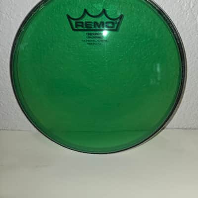 8"REMO Emperor Colortone Clear green drum head image 1