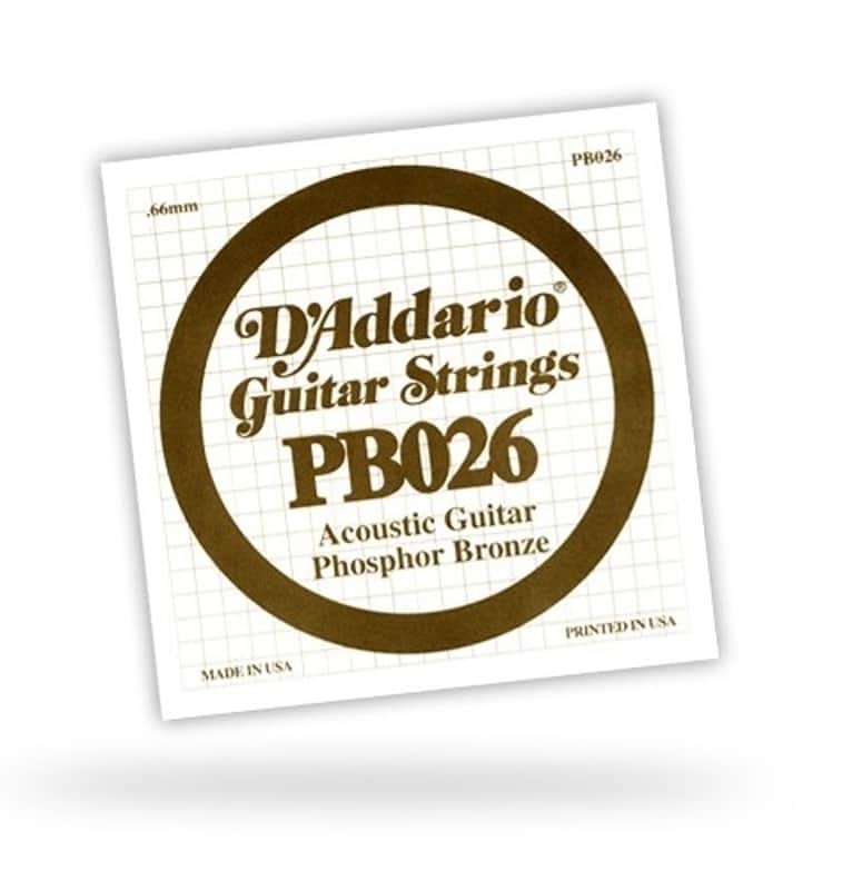 DAddario PB026 Einzelsaite - 026 image 1