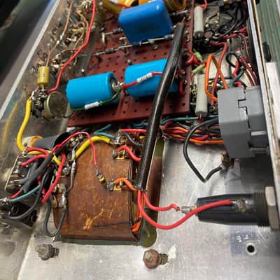 Marshall 1968 JTM100 Super P.A. Modified 1966 "White Panel" image 10